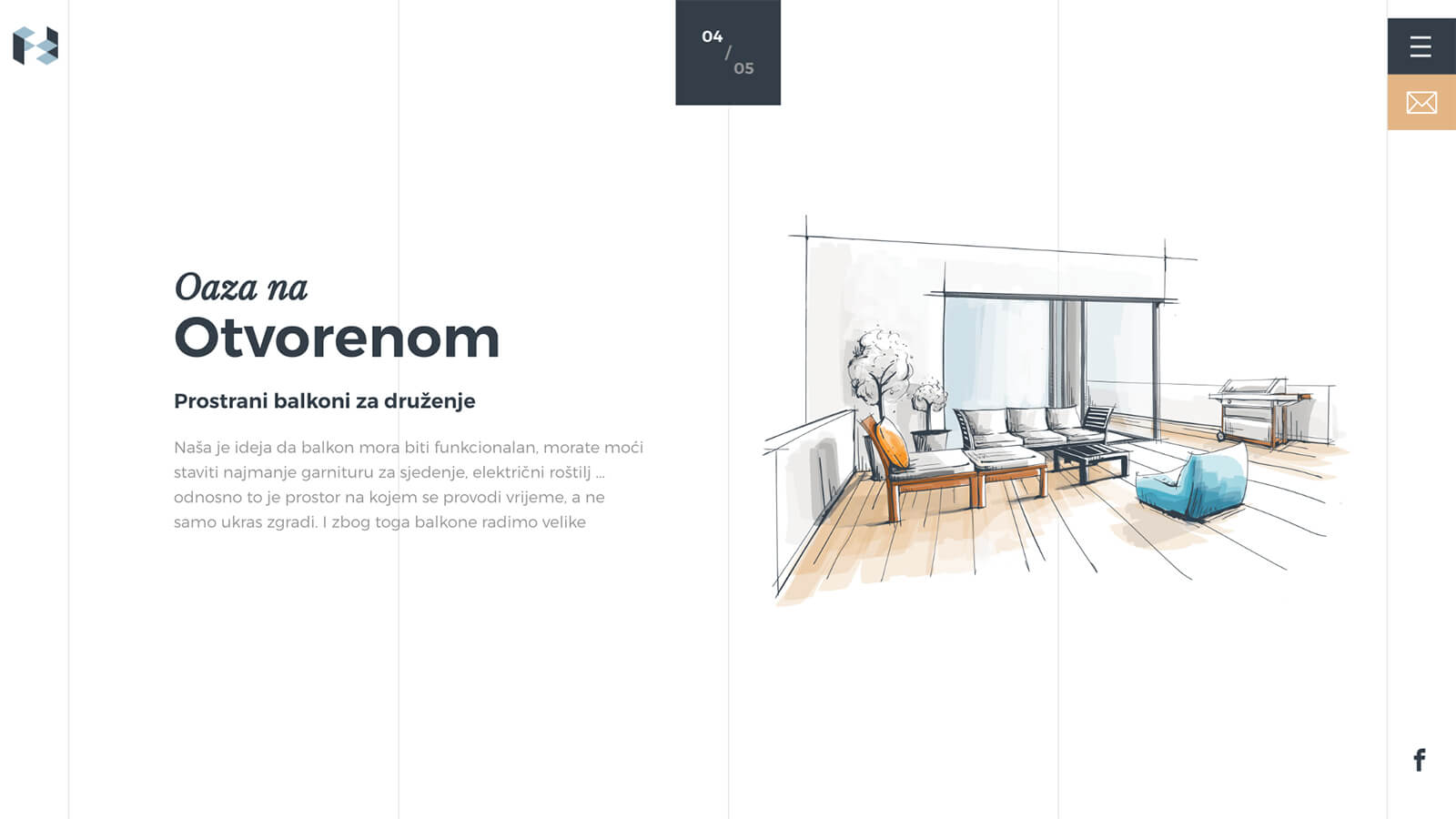 Homepage screen image