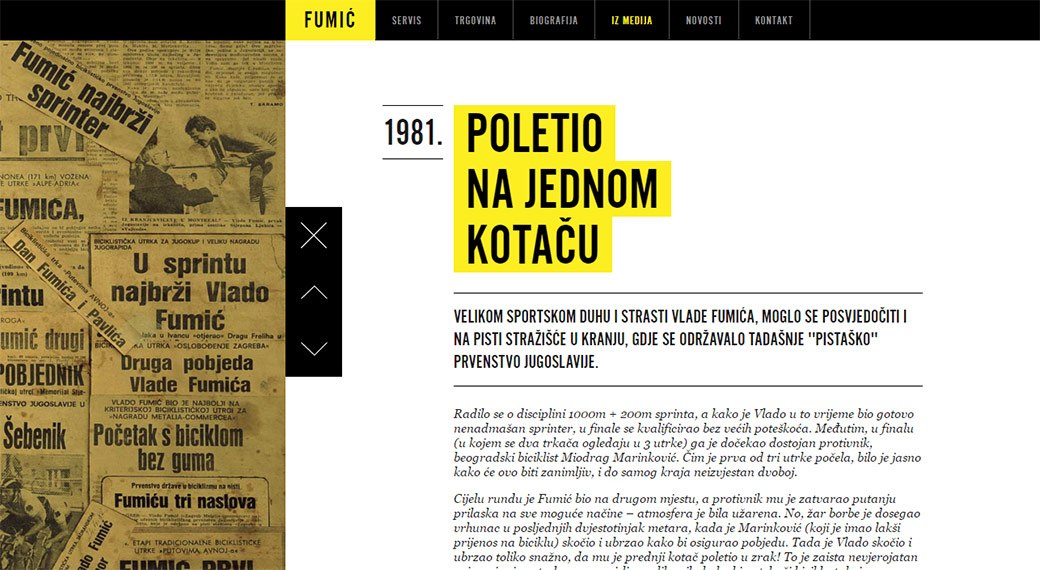 Fumic news history section