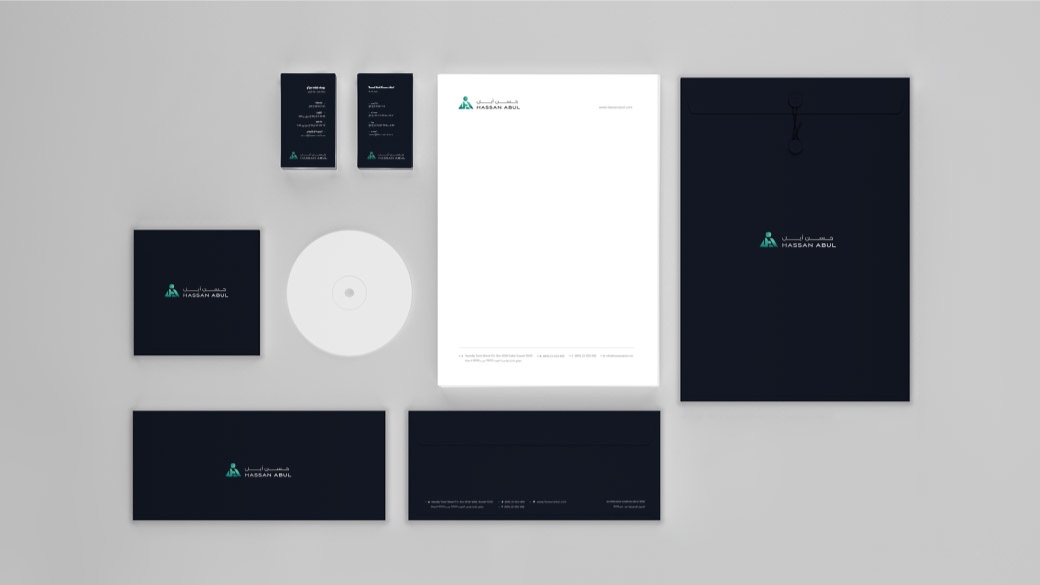 Hassan Abul branding material