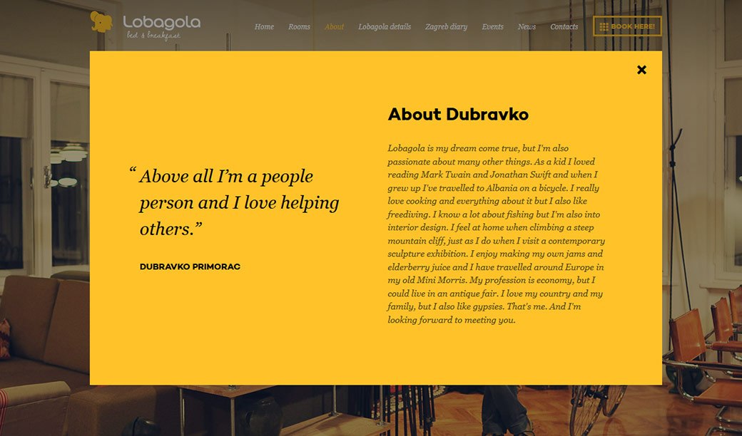 About Lobagola lightbox