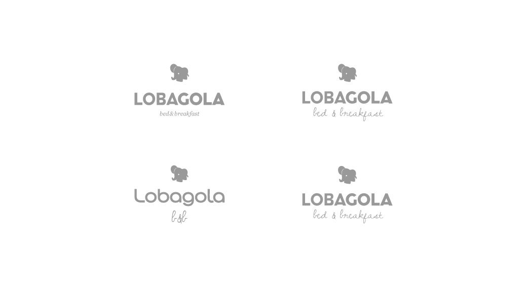 Lobagola logo versions
