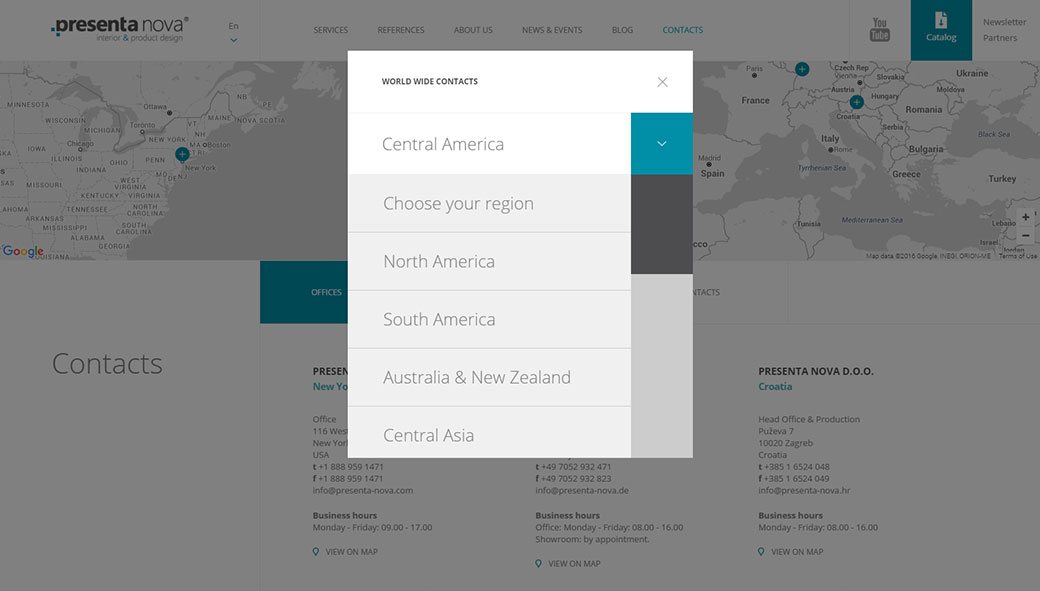 Presenta Nova contacts 2