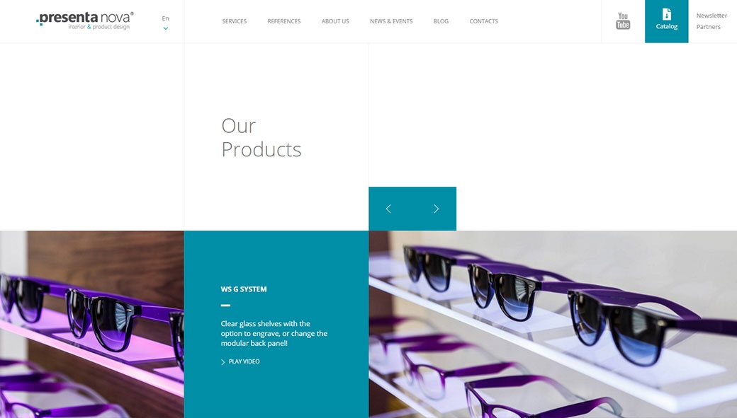 Presenta Nova homepage 3