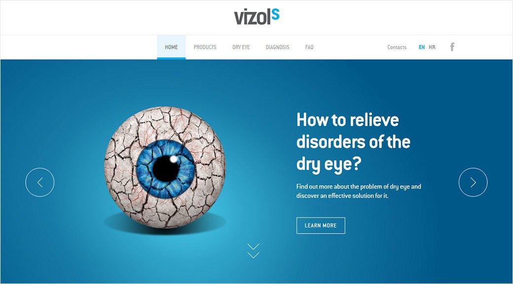 Vizol homepage